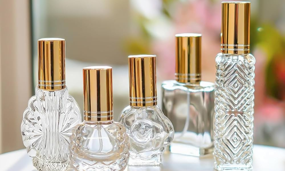 Empty Perfume Glass Bottles
